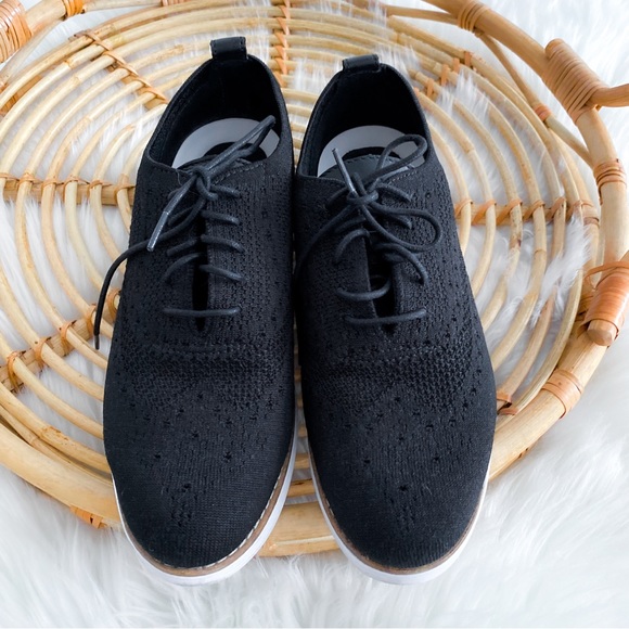 men's zerogrand stitchlite perforated knit lace up oxfords